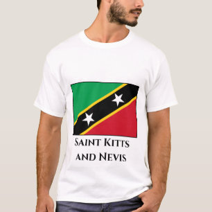 Camiseta Sinalizador santo Kitts e Nevis