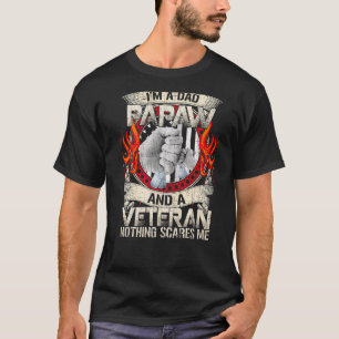 Camiseta Sinalizador, sou Pai Papaw e um Veterano Nada assu
