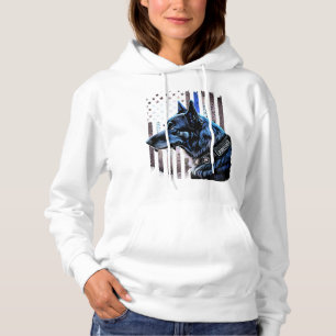 Camiseta Sinalizador Thin Blue Line da Polícia do German sh