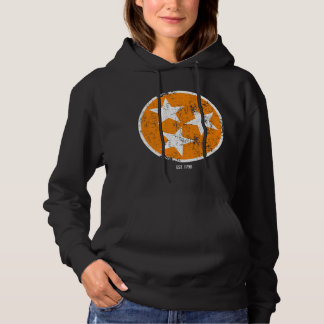 Camiseta Sinalizador TN de 3 Estrelas Orange & White Tennes