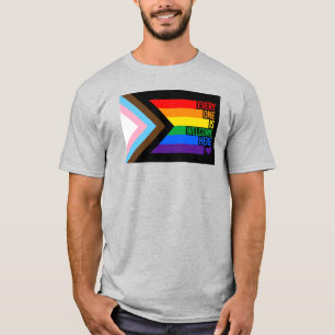 Camiseta Sinalizador Todos são Bem-vindos Aqui (Orgulho do