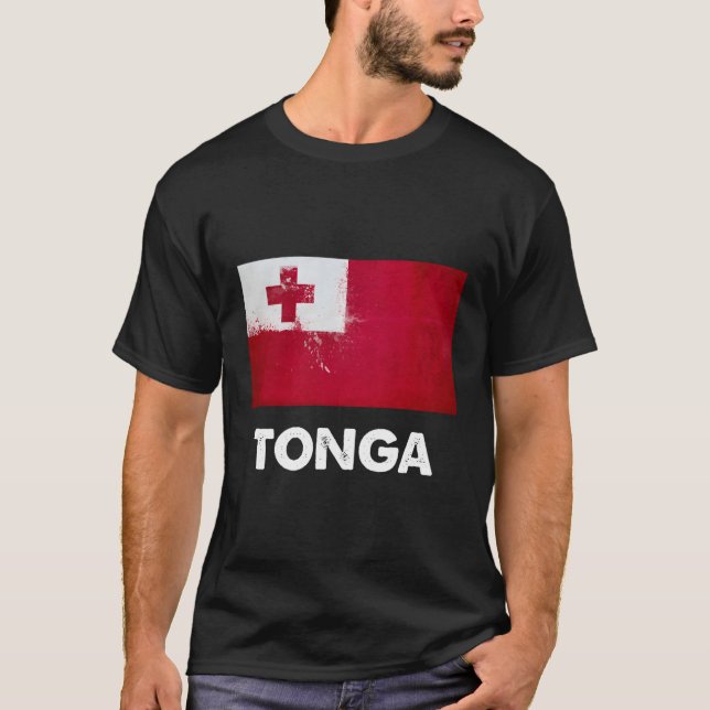 Camiseta Sinalizador Tongan Tonga (Frente)