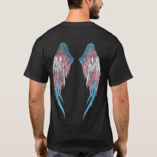 Camiseta Sinalizador Transgênero - Asas Anjos