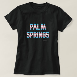 Camiseta Sinalizador Transgênero do Orgulho de Palm Primave