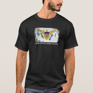 Camiseta Sinalizador USVI | Vintage Feito Em Virgens Americ