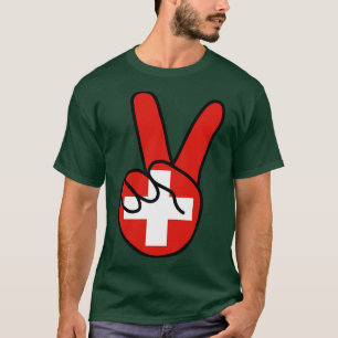 Camiseta Sinalizador V de suiça