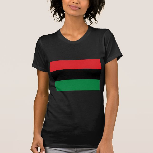 Camiseta Sinalizador vermelho preto e verde (Frente)