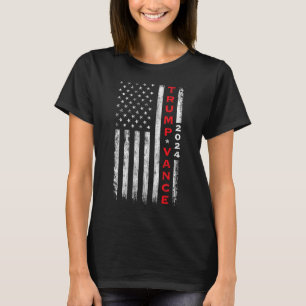 Camiseta Sinalizador Vertical Subjugado do Trump Vance 2024