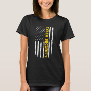 Camiseta Sinalizador Vertical Us para Programadores de TI d
