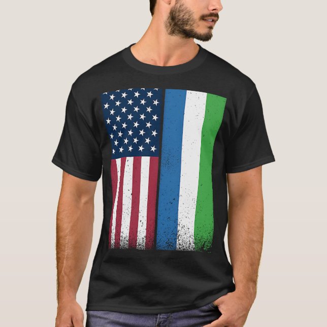 Camiseta Sinalizadores Americanos de Serra Leoa, Serra Leoa (Frente)