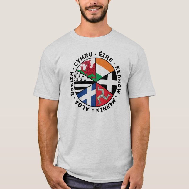 Camiseta Sinalizadores Célticos das Nações (Frente)