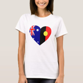 Camiseta Sinalizadores de Coração Aborígenes Australianos