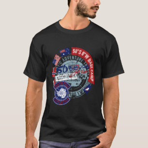 Camiseta Sinalizadores de Pesquisa da Antártica