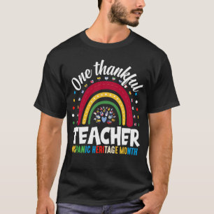Camiseta Sinalizadores de Um Mês de Patrimônio Hispânico do