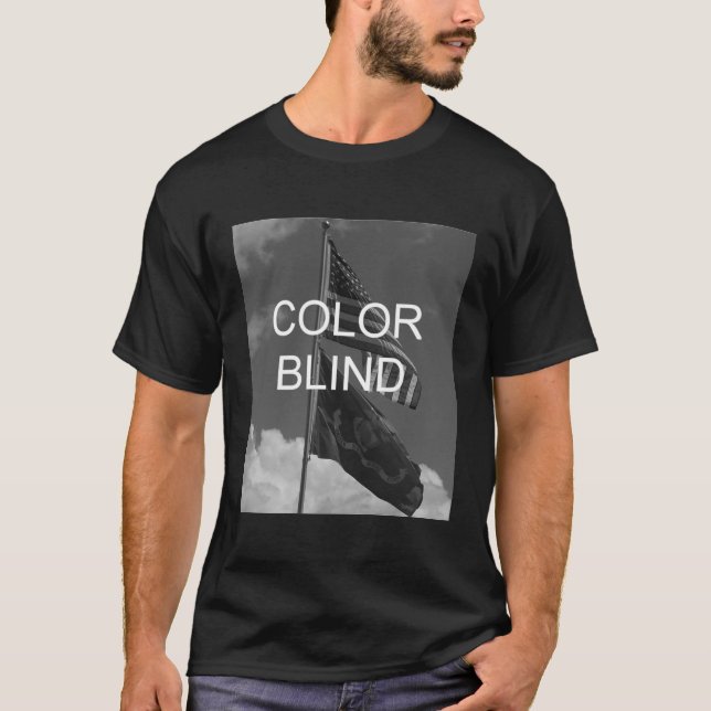 Camiseta Sinalizadores em tons de cinza ocultos a cores (Frente)
