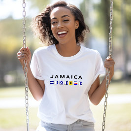 Camiseta Sinalizadores Marítimos Marítimos da Jamaica