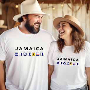 Camiseta Sinalizadores Marítimos Marítimos da Jamaica