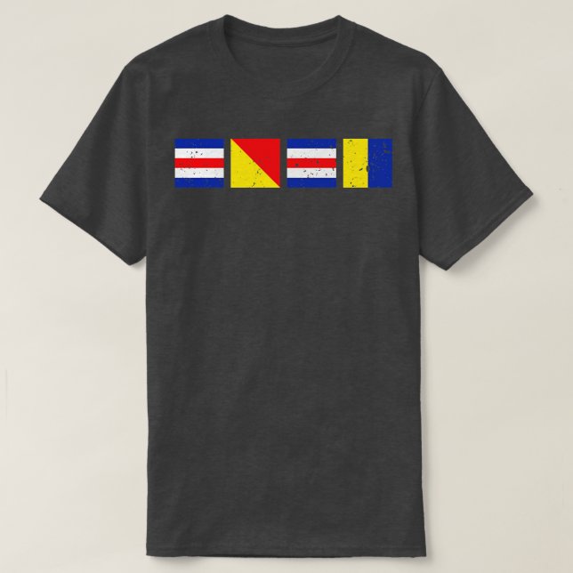 Camiseta Sinalizadores matemáticos C O C K (Frente do Design)