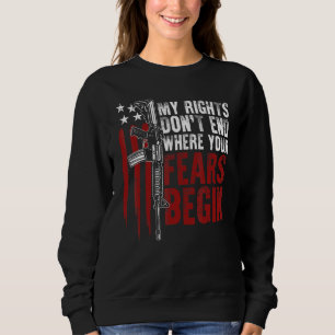 Camiseta Sinalizar os meus direitos não termina onde começa