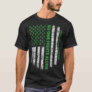 Camiseta Sinalizar Sozinho Conscientização sobre Saúde Ment
