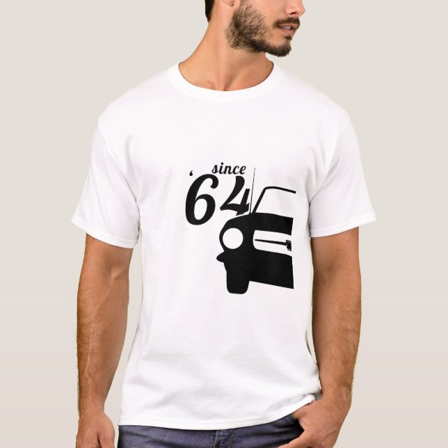 Camiseta Since 1964/Ford Mustang 1964 (Frente)
