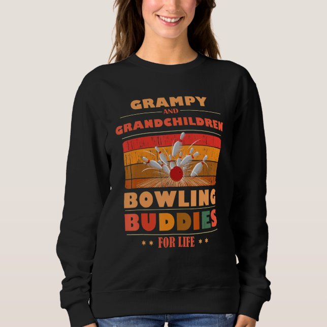 Camiseta Sincere Grandchildren GRAMPY Buddies For Life Bowl (Frente)