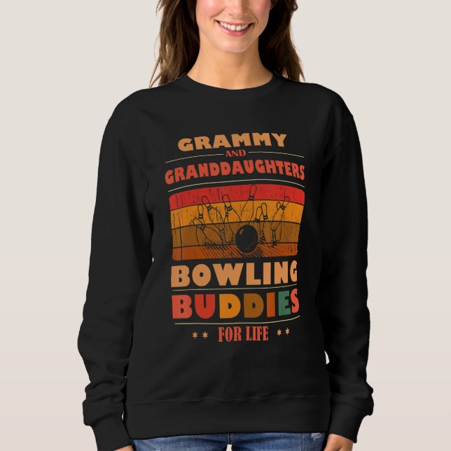 Camiseta Sincere Granddaughters GRAMMY Buddies For Life Bow (Frente)