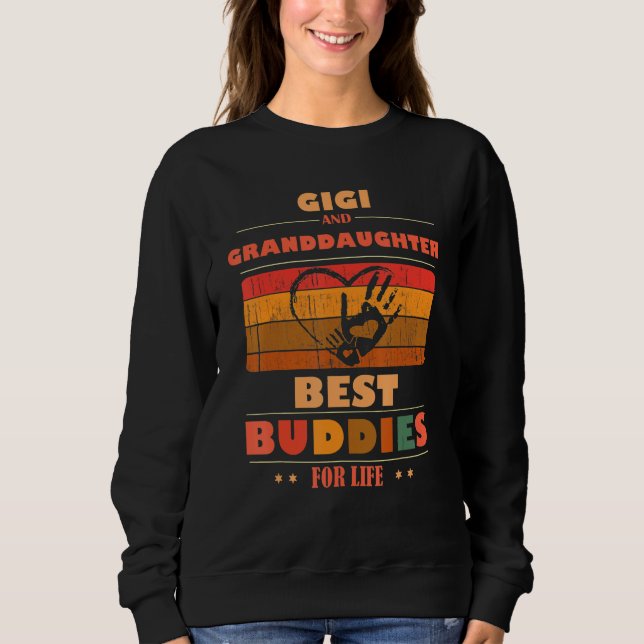Camiseta Sincere Grandparents Buddies For Life GIGI Grandda (Frente)
