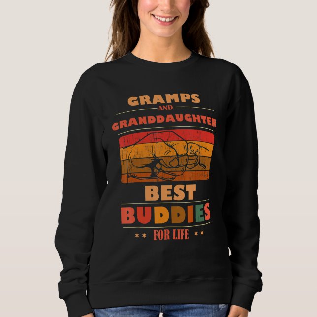 Camiseta Sincere Grandparents Buddies For Life GRAMPS Grand (Frente)