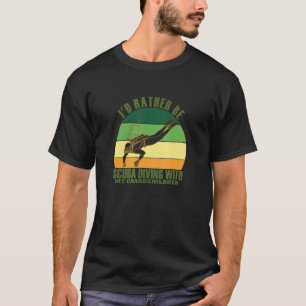 Camiseta Sincere Id Único De Preferia Ser Mergulho Meus Net