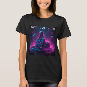Camiseta Síncope Esfinge - Mashup Egípcio Romano Ciberpunk