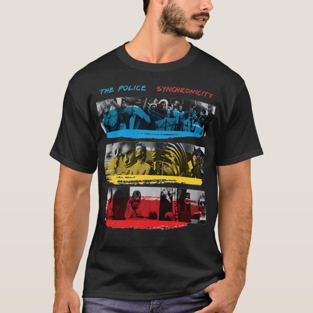 Camiseta Sincronicidade Da Polícia (Frente)