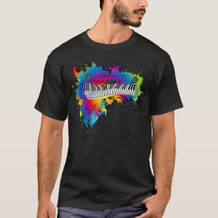 Camiseta Sincronização de Música do Sincronizador Analó
