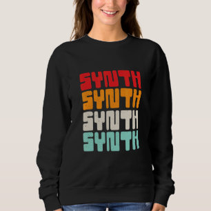 Camiseta Sincronização de Música Eletrônica com o Vintage R