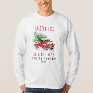 Camiseta Sindicato da Família de Feriados de Natal Correspo