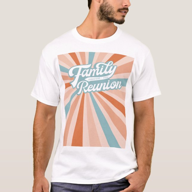 Camiseta Sindicato da Família Groovy Retro Junta-Se (Frente)