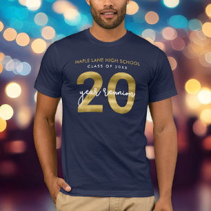 Camiseta Sindicato de Classe Faux Dourado 20 Anos