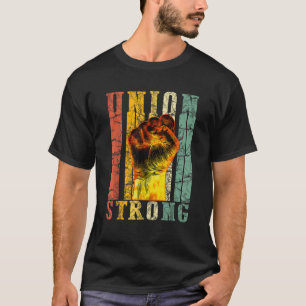 Camiseta Sindicato Forte e Orgulhoso Dia do Trabalho Setemb
