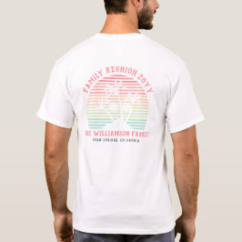 Camiseta Sindicato Moderno Personalizado da Família Retro T