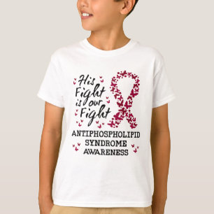 Camiseta Sindroma de antifosfolípidos Consciência, sua luta