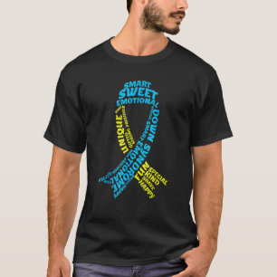 Camiseta Sindroma de baixo Sensibilização Fita Especial