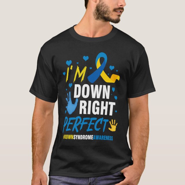 Camiseta Sindroma de Descida Perfeita para a Direita Sensib (Frente)