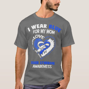 Camiseta Sindroma De Usher Consciência Eu Visto Teal Para M