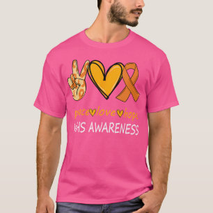 Camiseta Sindroma Engraçado Wolf Hirschhorn Sensibilização