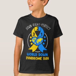 Camiseta Sindroma Mundial para Baixo Consciencialização 321