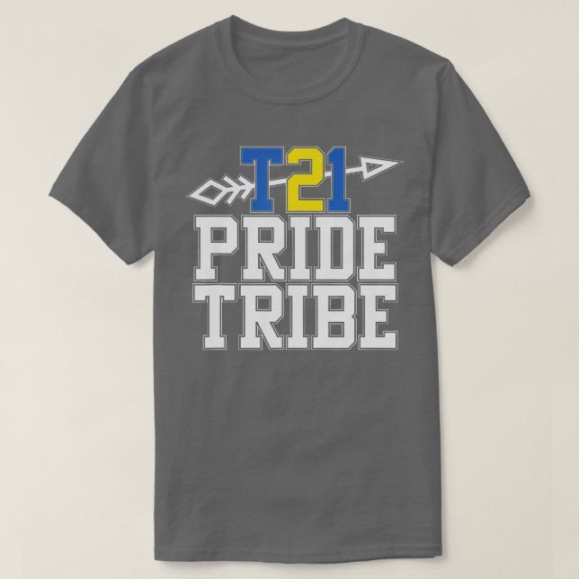 Camiseta Sindroma para baixo Sensibilização para o Dia das  (Frente do Design)