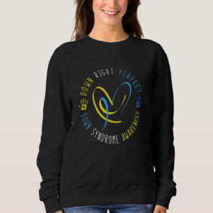 Camiseta Sindroma Perfeito para Baixo à Direita Sensibiliza