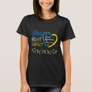 Camiseta Sindroma Perfeito para Baixo Sindroma Sensibilizaç