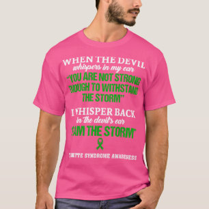 Camiseta Sindroma Tourette Sensibilização Eu Sou A Tempesta