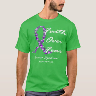 Camiseta Sindroma Turner Sensibilização Fé Sobre Medo Nisso